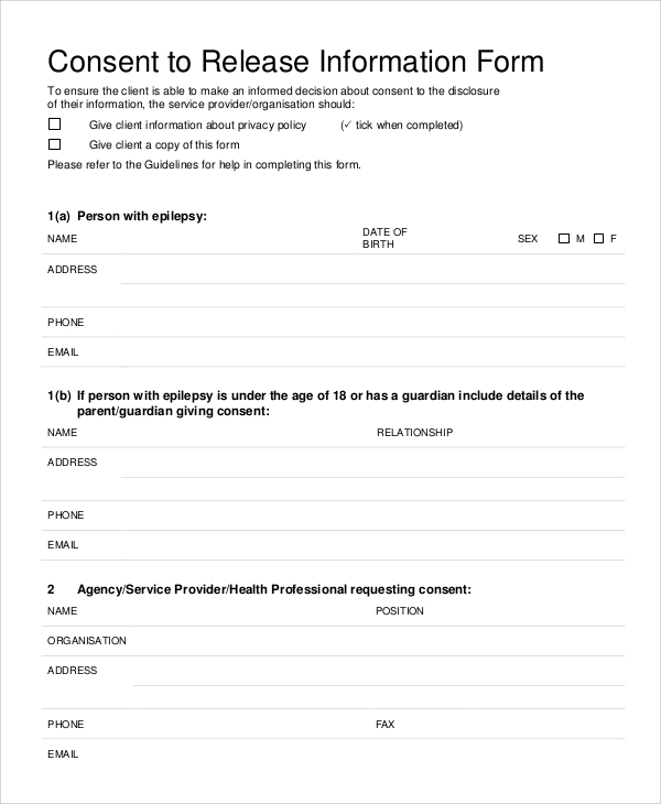 FREE 9 Sample Informed Consent Forms In PDF MS Word