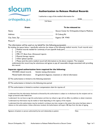 82 Medical Records Request Form Free To Edit Download Print CocoDoc