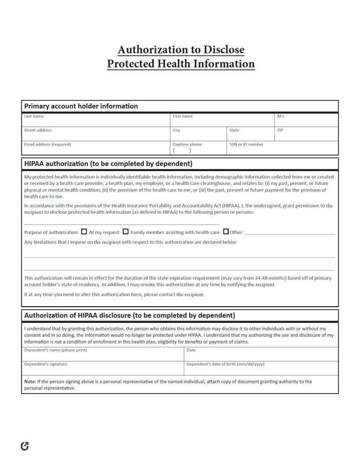 Free Medical Records Release Authorization Forms PDF WORD