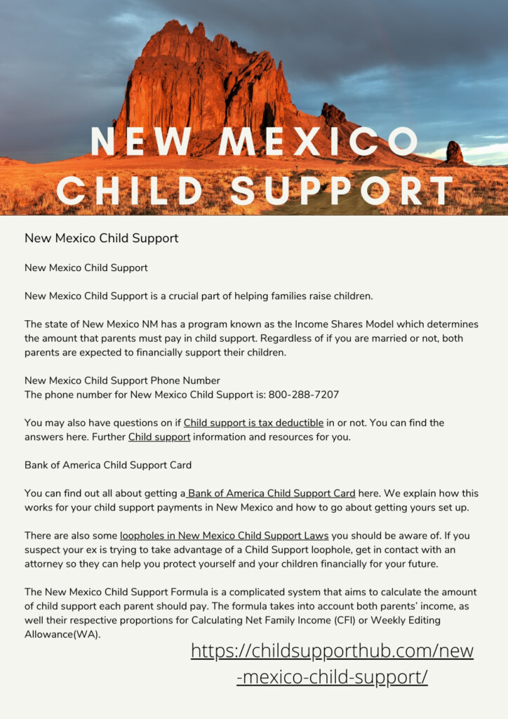 PPT New Mexico Child Support PowerPoint Presentation Free Download 